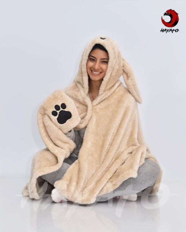 MANTA CONEJA BEIGE - Imagen 2
